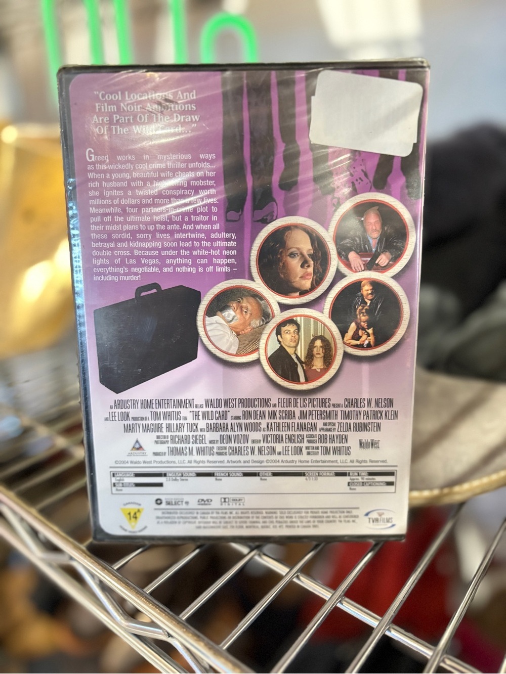 The Wild Card DVD Crime Thriller Movie Las Vegas Casino Action Rare HTF - Picture 2 of 2